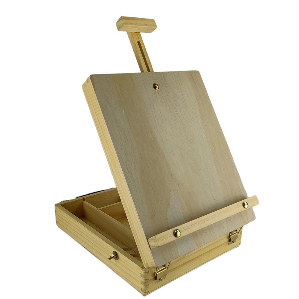 Adjustable Wood Table Sketch Box Easel