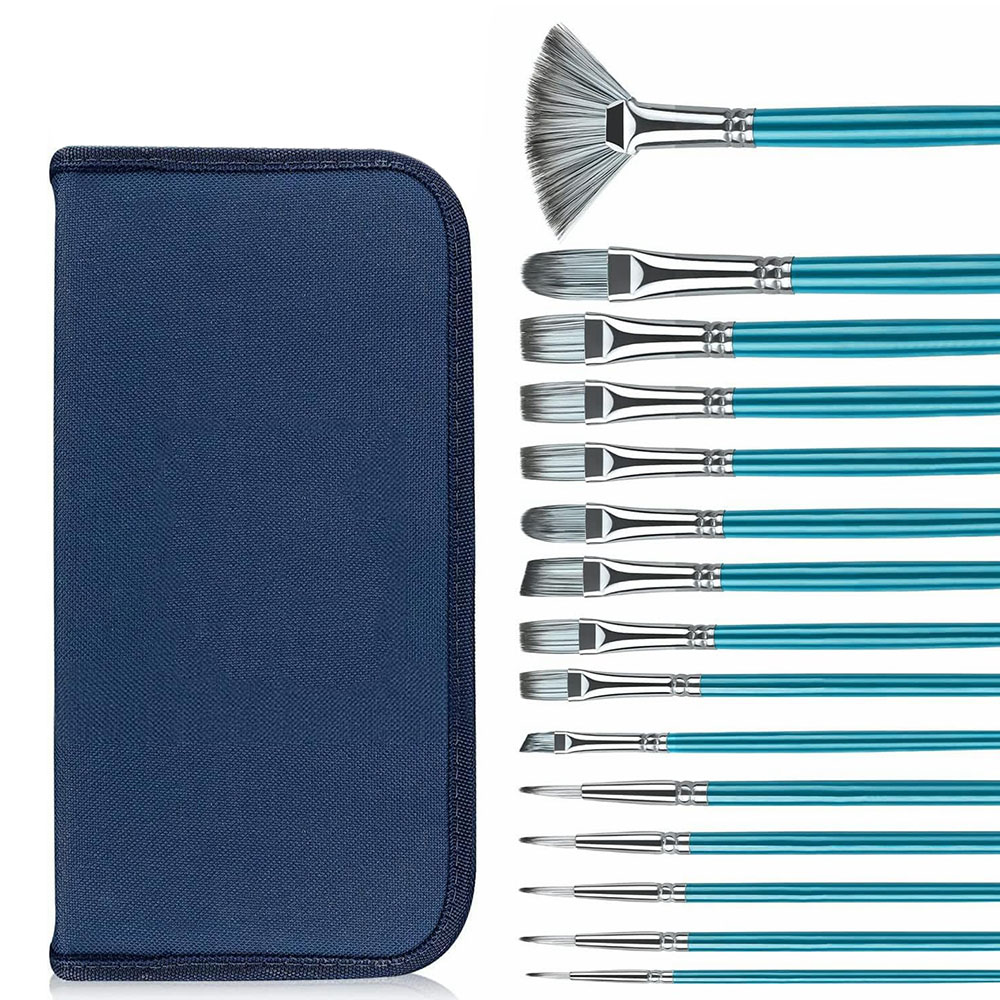 15pcs Artist Paint Brush set