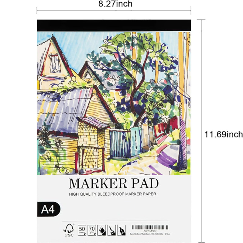 Bleedproof Marker Paper Pad